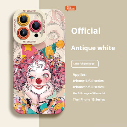 Super popular clown niche all-inclusive anti-fall iPhone case