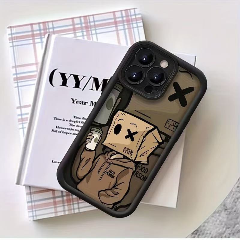 Cardboard Box Character Apple phone case