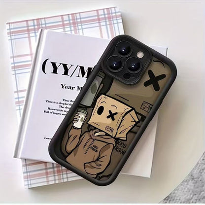 Cardboard Box Character Apple phone case
