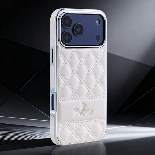 Leather three-sided Apple phone case