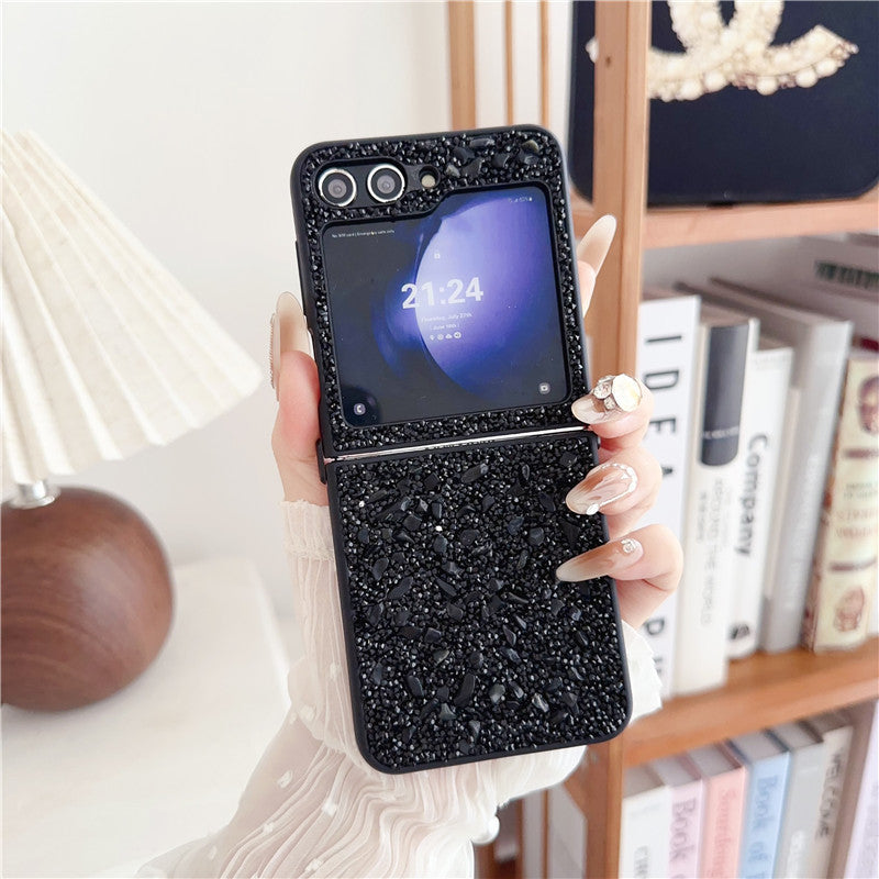 Diamond powder Samsung Z Flip phone case