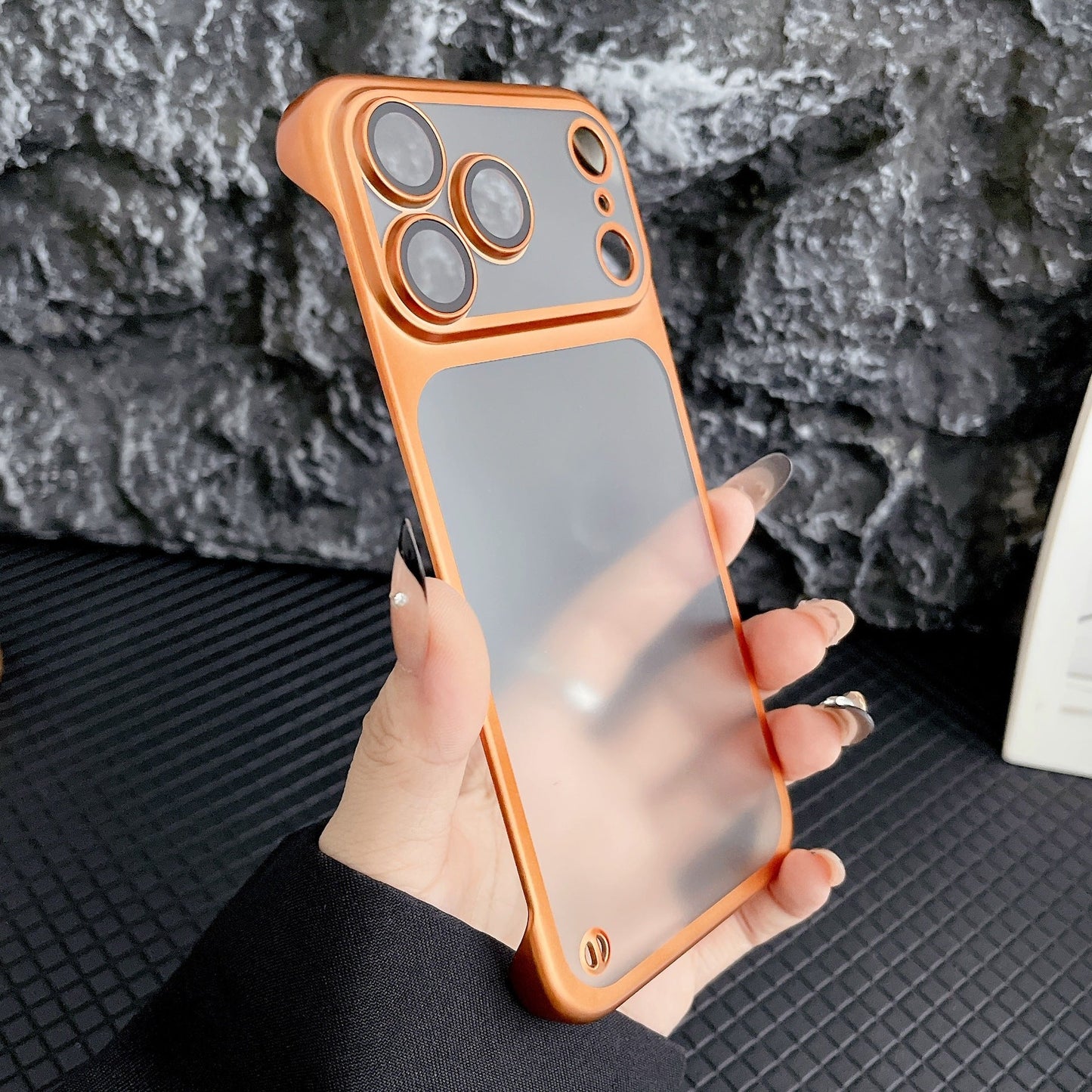 Frosted borderless ultra-thin iPhone case