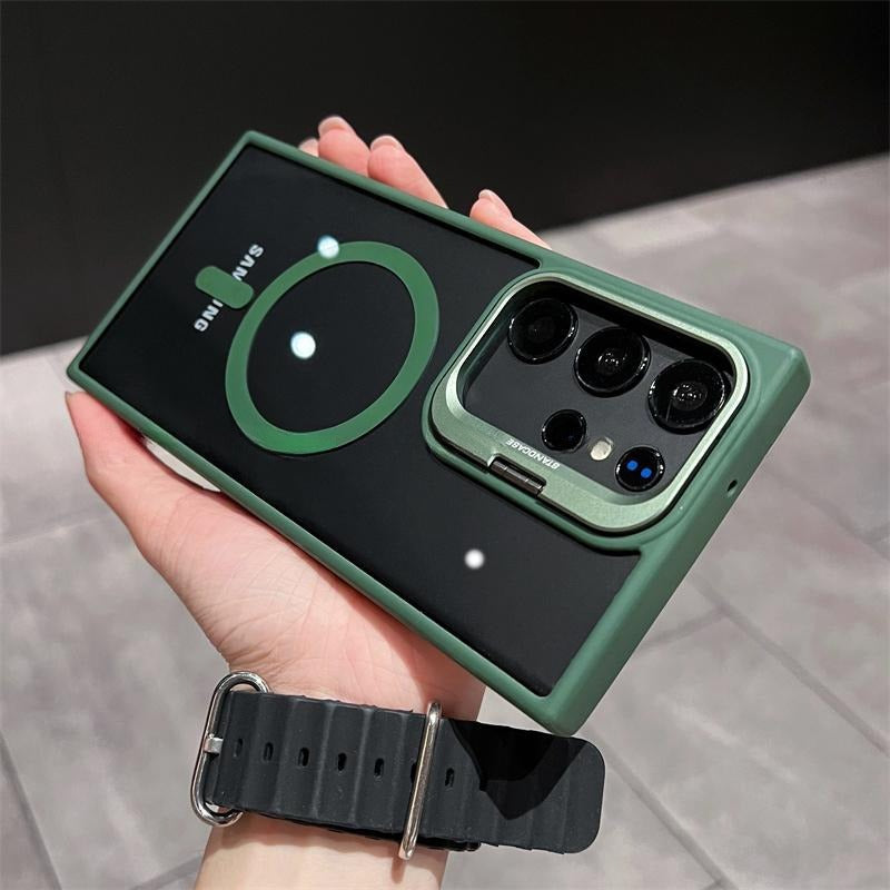 Pendakap halimunan logam magnetik sarung telefon bimbit Samsung 