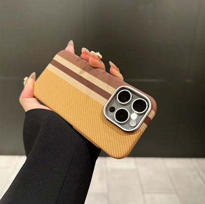 Luminous Kevlar Carbon Fiber Magnetic iPhone Case