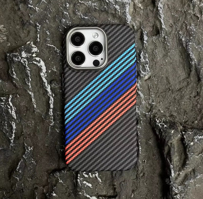 Luminous Kevlar Carbon Fiber Magnetic iPhone Case