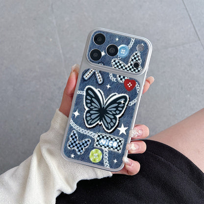 Cartoon Painted Apple Phone Case