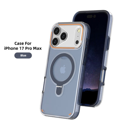 Frosted anti-drop magnetic stand Apple phone case