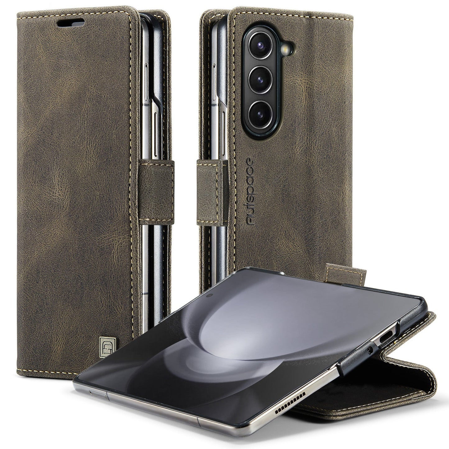 Luxury Business Leather Samsung Z Fold Case