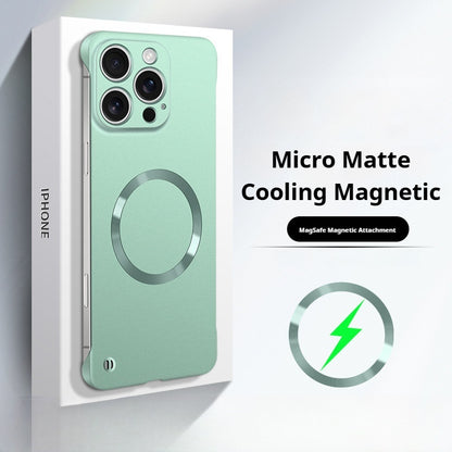 Ultra-thin borderless magnetic iPhone case
