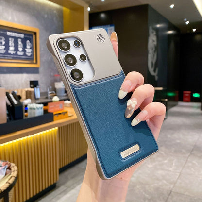 Borderless Aromatherapy Leather Magnetic Samsung Phone Case