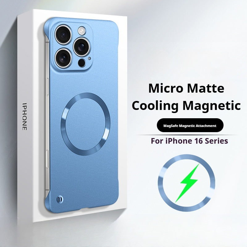 Ultra-thin borderless magnetic iPhone case