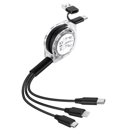 Creative gift three-in-one multi-function charging cable