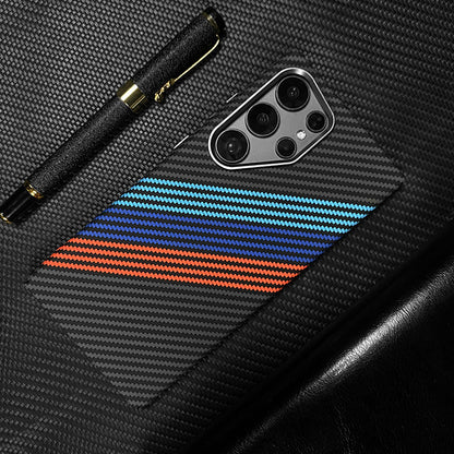Luminous Kevlar Carbon Fiber Magnetic Samsung Phone Case