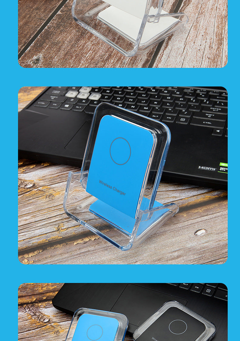 Wireless charger mobile phone fast charging vertical desktop stand