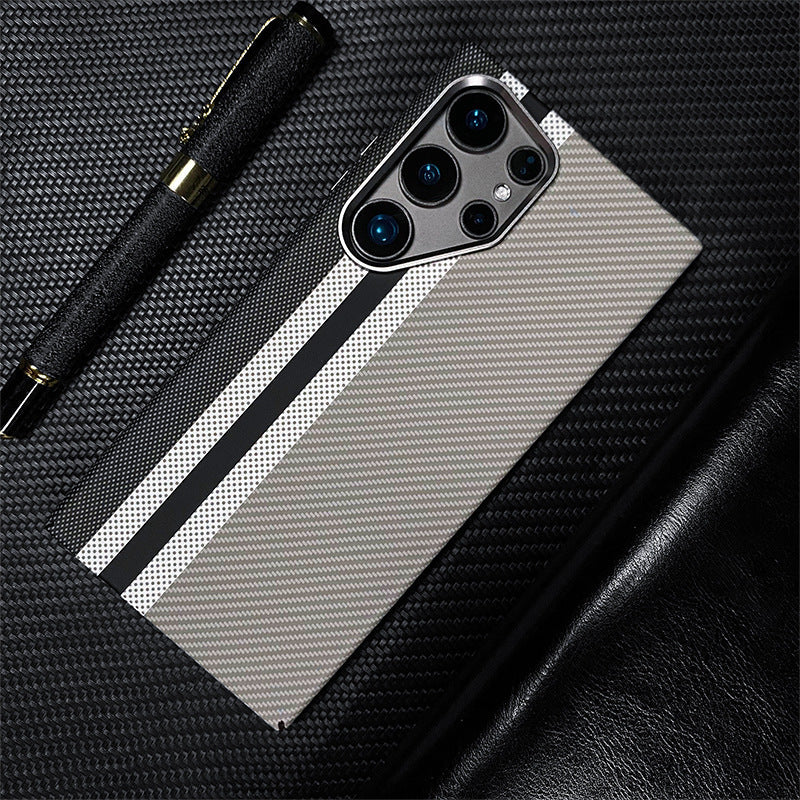 Luminous Kevlar Carbon Fiber Magnetic Samsung Phone Case
