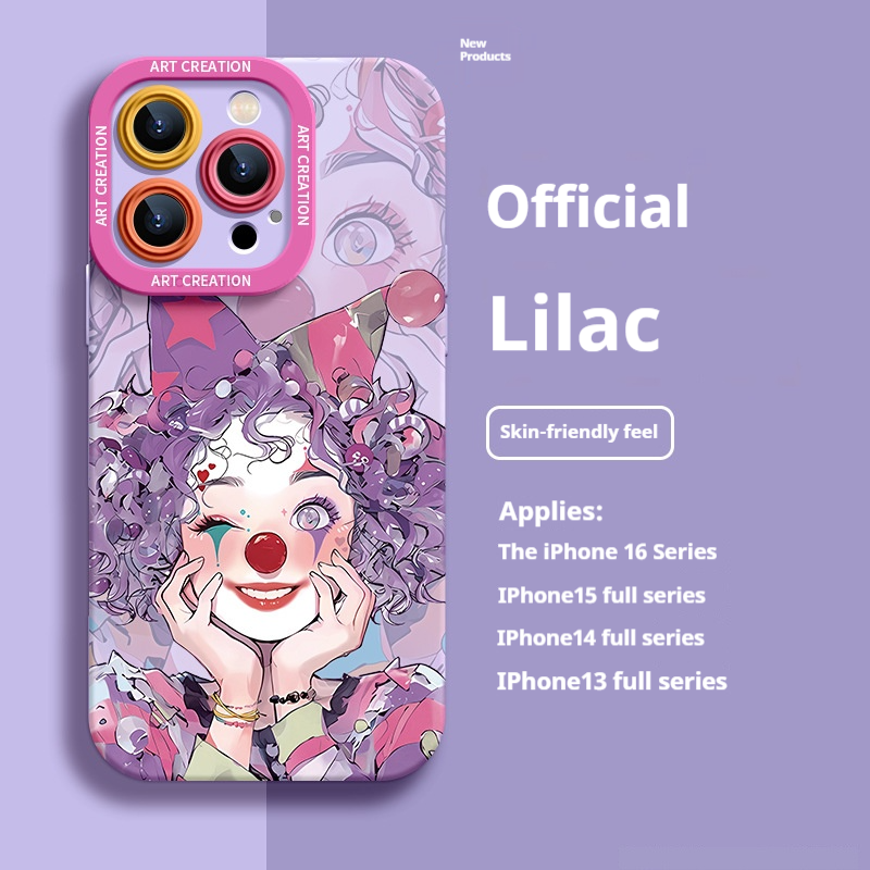 Super popular clown niche all-inclusive anti-fall iPhone case