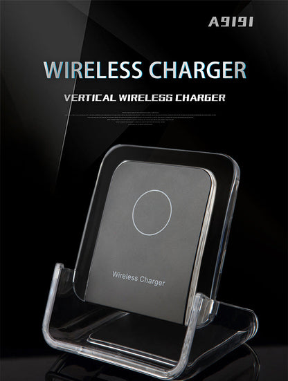 Wireless charger mobile phone fast charging vertical desktop stand