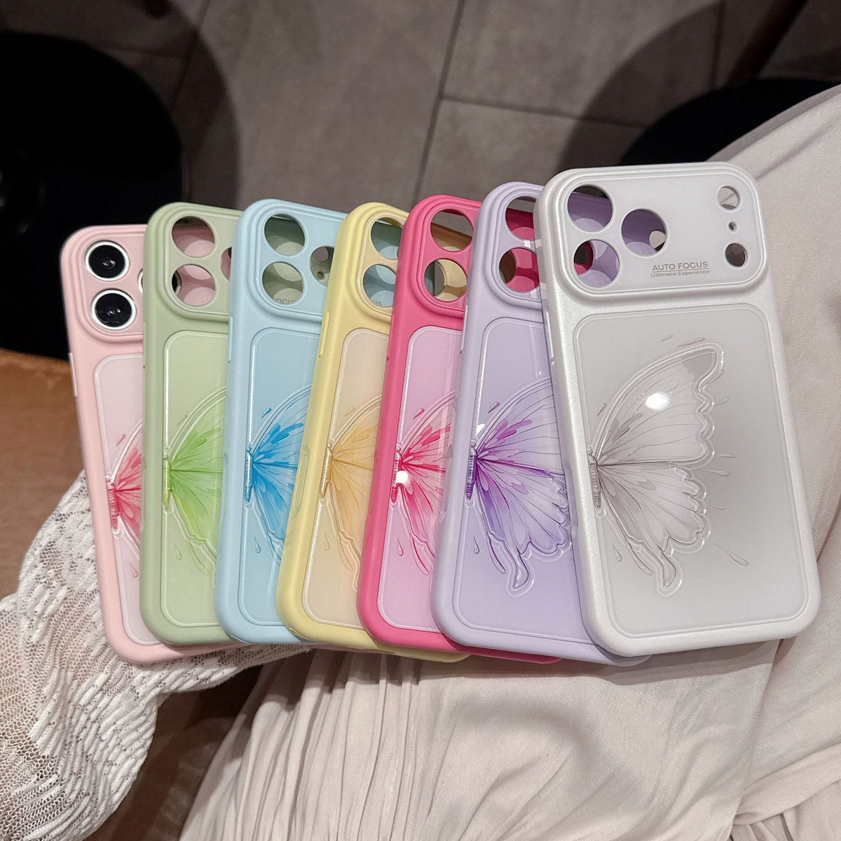 3D Butterfly Apple Phone Case