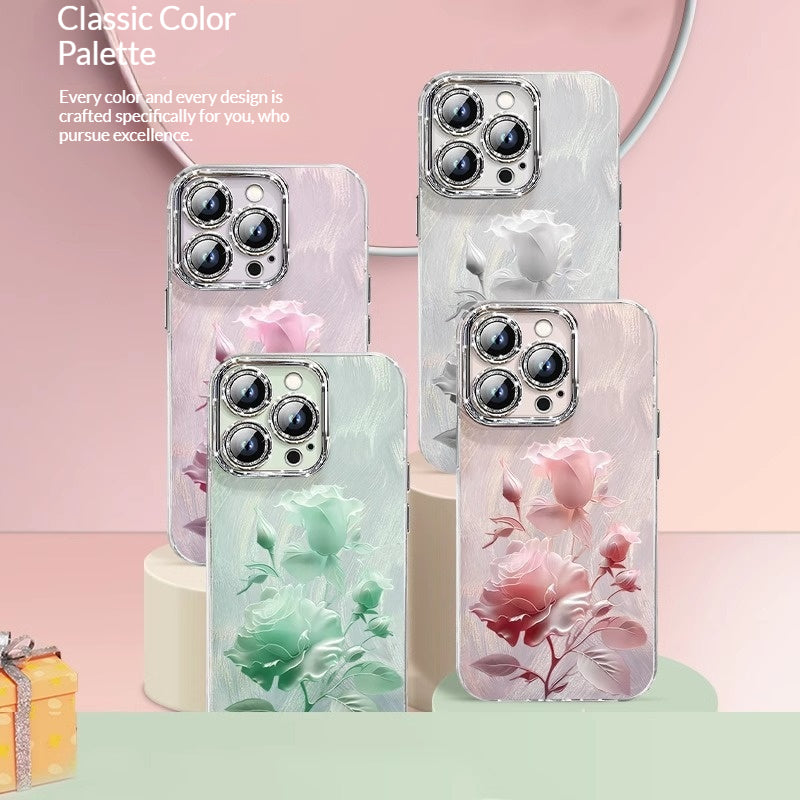 Blooming Rose Apple Phone Case
