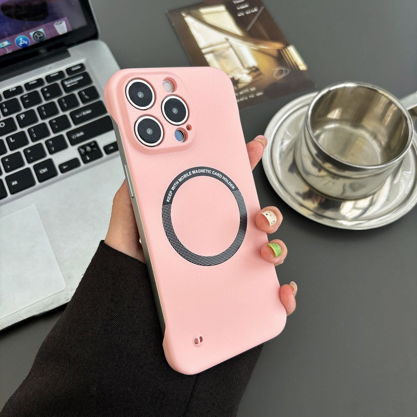 Ultra Thin Magnetic Frameless iPhone Case New Colors