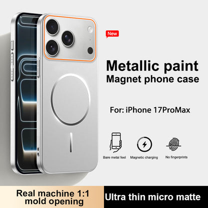 Painted full-coverage thin-ring magnetic Apple phone case