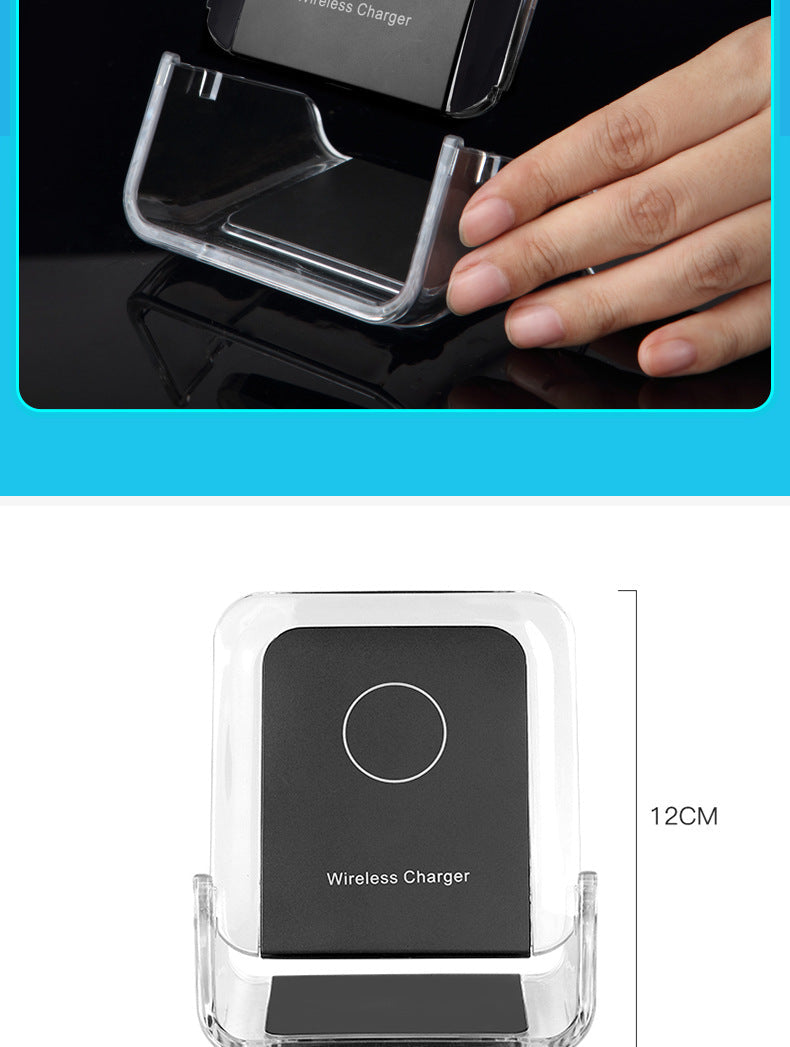 Wireless charger mobile phone fast charging vertical desktop stand