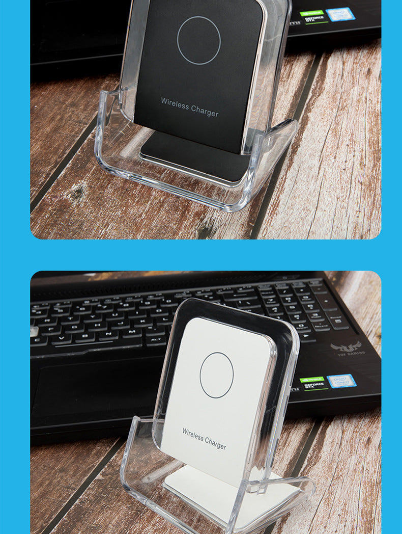 Wireless charger mobile phone fast charging vertical desktop stand