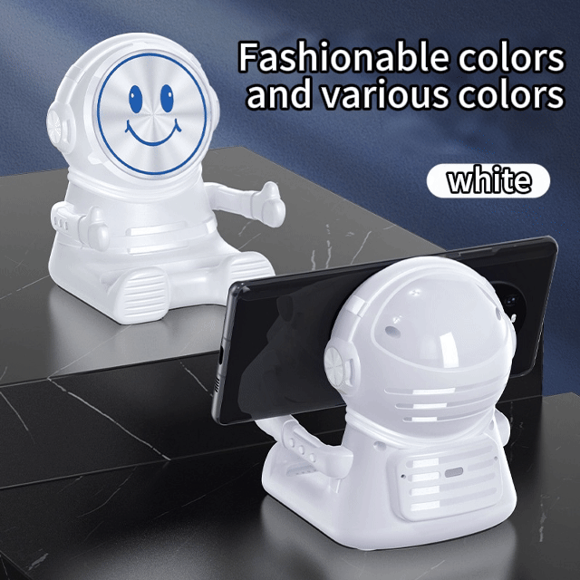 Creative Astronaut Wireless Charger Amplification Magnetic Desktop Stand