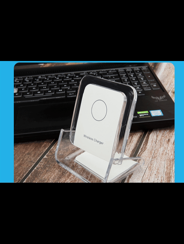 Wireless charger mobile phone fast charging vertical desktop stand