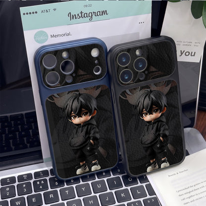 Black-Haired Boy Magnetic iPhone Case