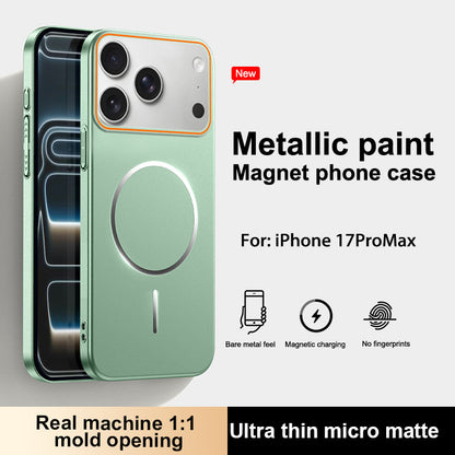 Painted full-coverage thin-ring magnetic Apple phone case