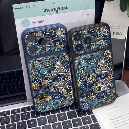 Diamond-patterned Apple phone case