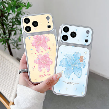 Cartoon Painted Apple Phone Case