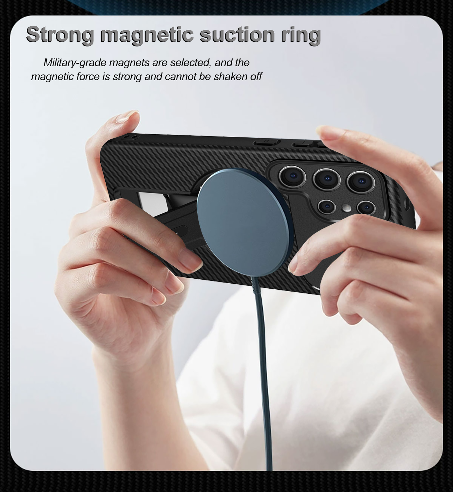 Pindun Magnetic Bracket Samsung Phone Case