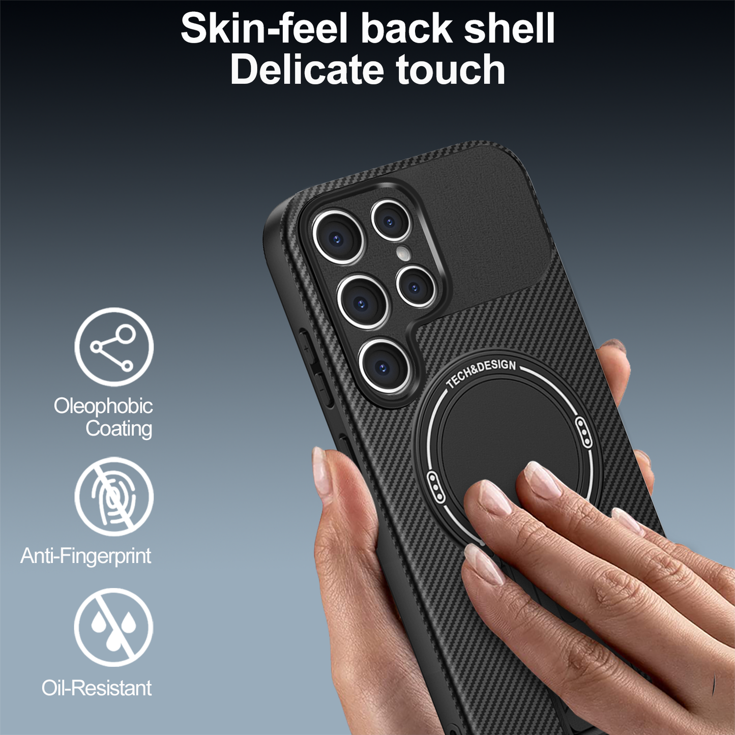 Pindun Magnetic Bracket Samsung Phone Case