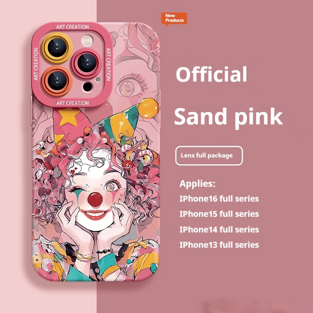 Super popular clown niche all-inclusive anti-fall iPhone case