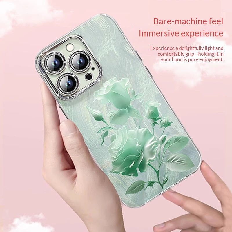 Blooming Rose Apple Phone Case