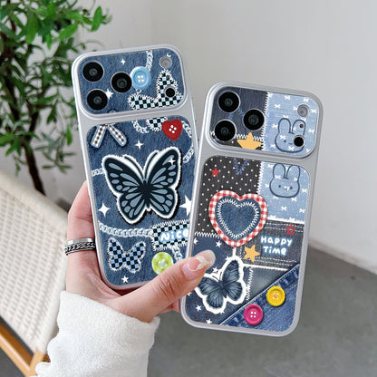 Cartoon Painted Apple Phone Case