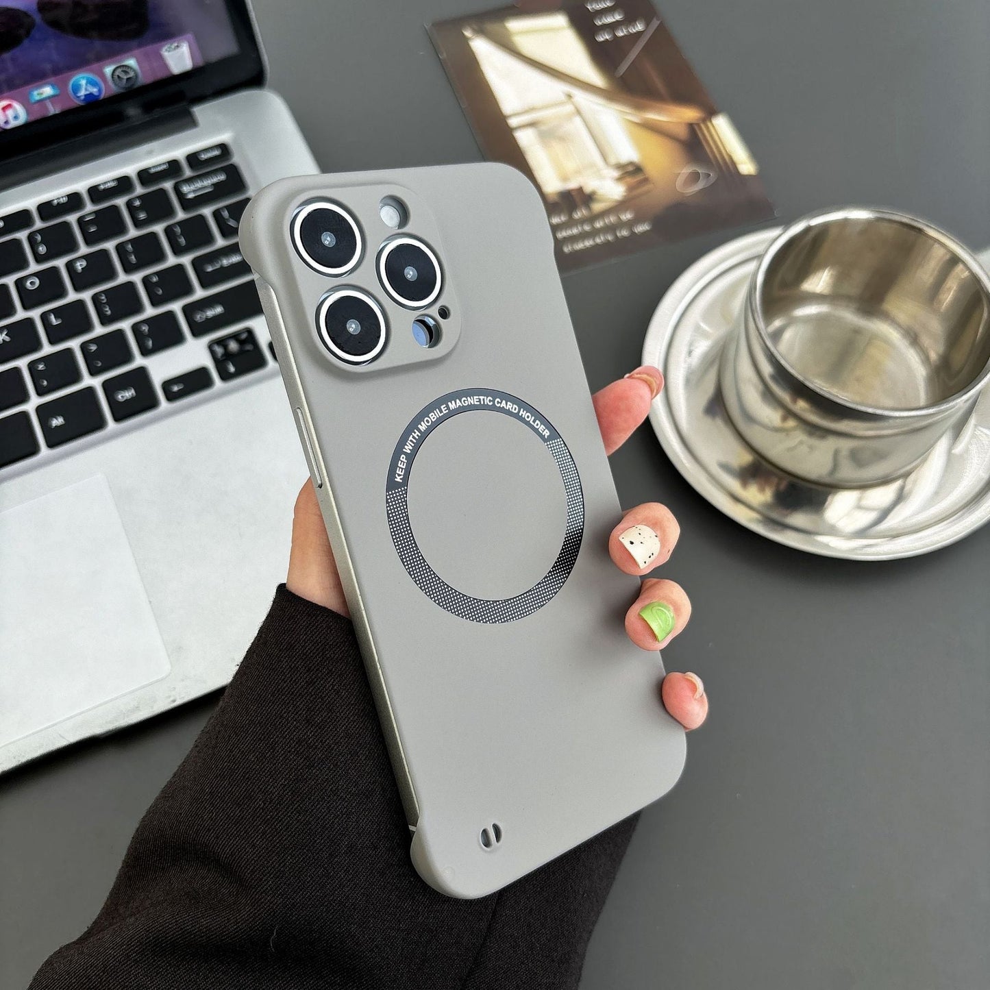 Ultra Thin Magnetic Frameless iPhone Case New Colors