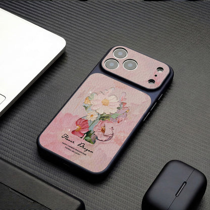 Colorful floral Apple phone case
