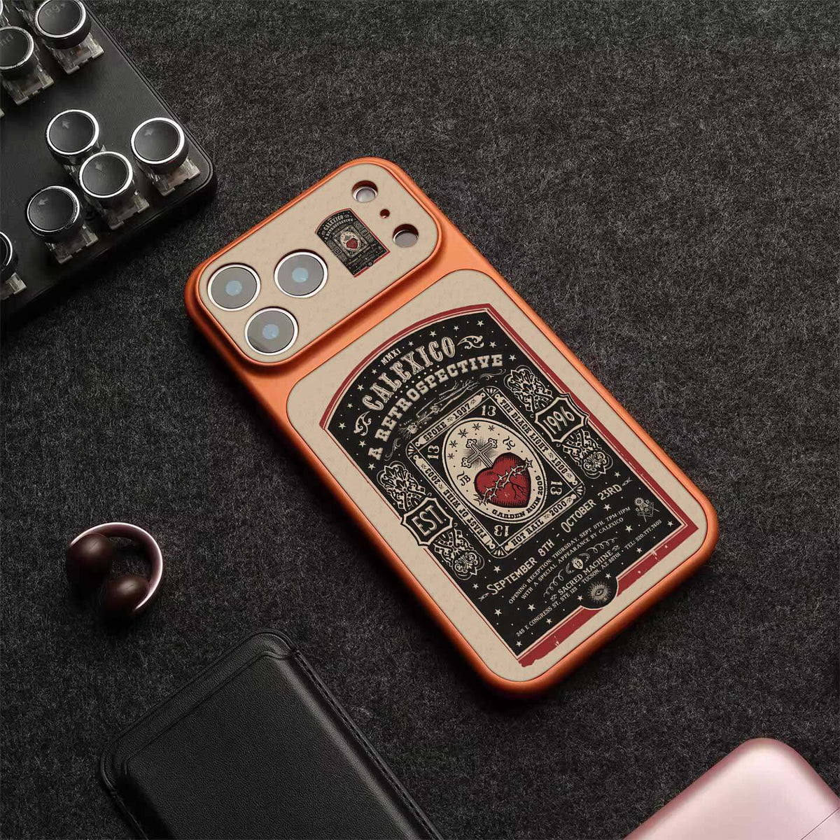 Classic Sacred Heart Matte iPhone Case