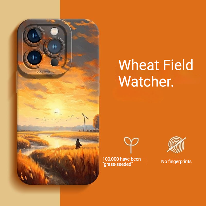 Landscape oil painting Apple phone case