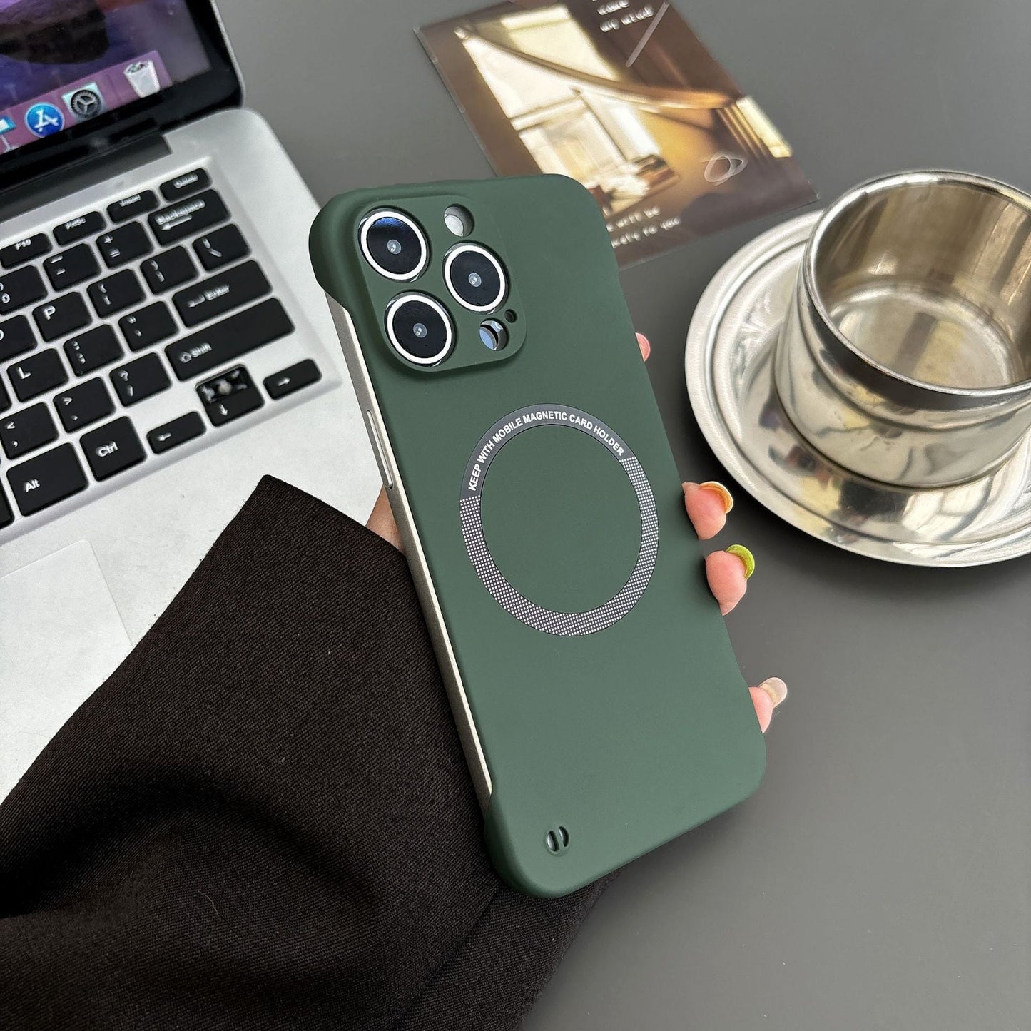 Ultra Thin Magnetic Frameless iPhone Case New Colors