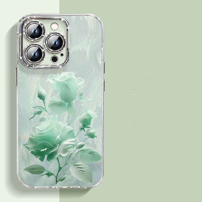 Blooming Rose Apple Phone Case
