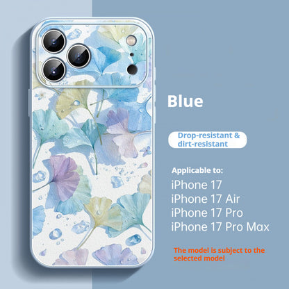 Lambskin shockproof Apple phone case