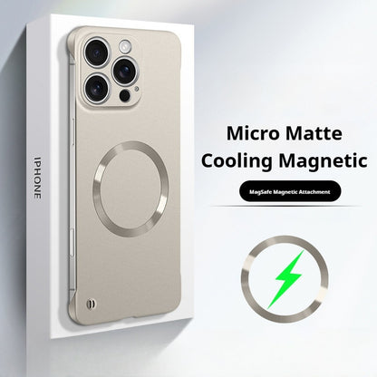 Ultra-thin borderless magnetic iPhone case