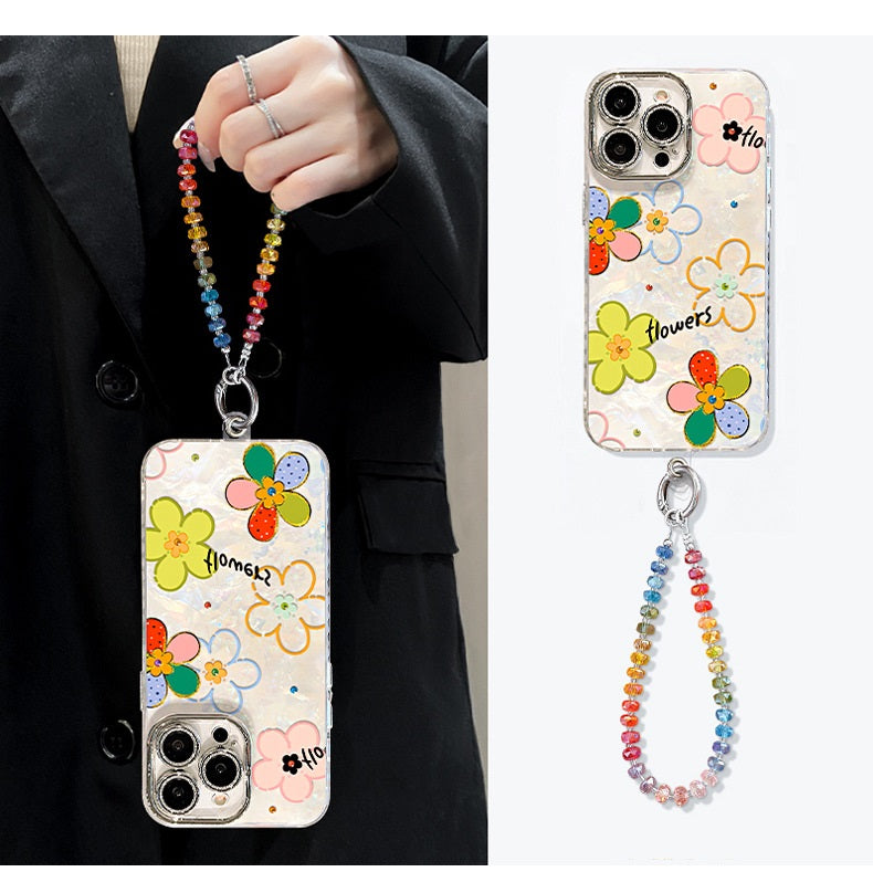 Oil Painting Style Smiling Sunflower iPhone Case