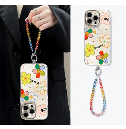 Oil Painting Style Smiling Sunflower iPhone Case