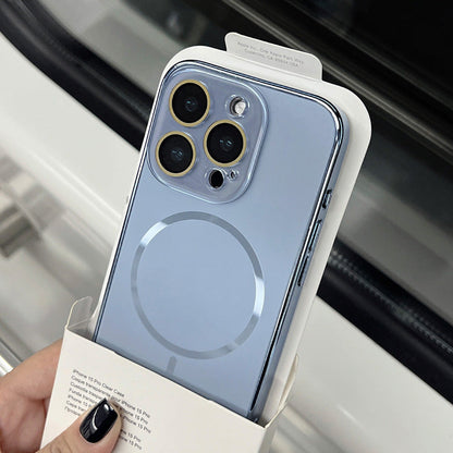 Nano original color fine circle magnetic Apple phone case