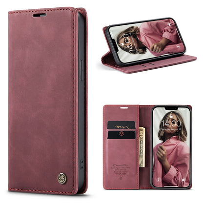 Luxury Leather Bracket Wallet Case For iPhone